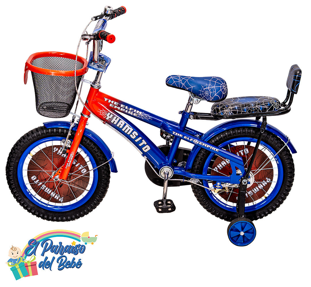 Bicicleta Yhamsito Aro 16 Spiderman